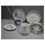 Anniversary-Themed Plates and Glassware