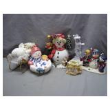 Snowman-Themed Figurines