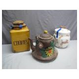 Charming Trio of Unique Cookie Jars