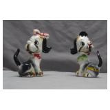 Ceramic Puppy Salt and Pepper Shakers
