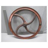 Iron Cast Pulley Wheel with H-105 Mark