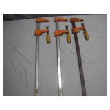3 Jorgensen Bar Clamps