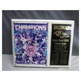 Baltimore Ravens Super Bowl XXXV Plaque
