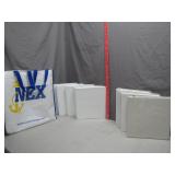 9 White Binders with NEX Tote Bag