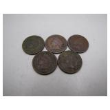 1895-1899 Indian Head Pennies