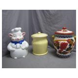 3 Cookie Jars With Unique Designs