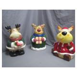 3 Holiday-Themed Ceramic Containers