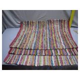 3 Multicolor Floor Mats, 24x36 Inches