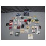 Matchbooks With Decorative Tin