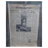 WWII Stars & Stripes Newspaper, Oct 24 1944