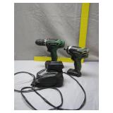 Hitachi Cordless Drill and Impact Driver Set