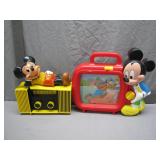 Mickey Mouse Radio and TV Toys Set