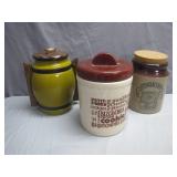 3 Ceramic Cookie Jars