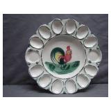 Hand-Painted Italian Ceramic Egg Platter