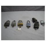 Seven Padlocks with Original Keys