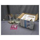 Ceiling Light Fixture Set With Glass Shades