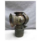 Antique Solar Carbide Bicycle Lamp, 1890s-1900s