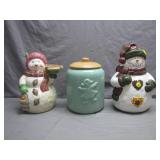 3 Festive Cookie Jars