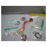 Jewelry Pieces in Plastic Bags