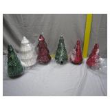 Glass Decorative Christmas Trees