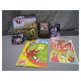 Memorabilia Lot: Simpsons, Jordan & More