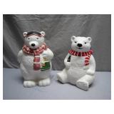 Polar Bear Cookie Jars