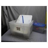 Clear Storage Totes With Lids