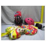 Bike Helmets, Goggles, and Life Vest