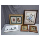 Framed and Illustrated Artworks