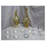 Glassware Set With Decanters and Goblets
