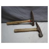 Forged Iron and Wood Hammers