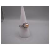 S925 Marked Sterling Silver Ring, Size 8