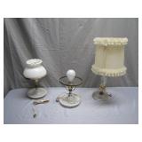 3 Vintage Table Lamps