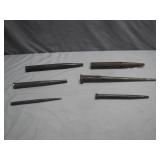 6 Hole Punch Chisels with Imprints