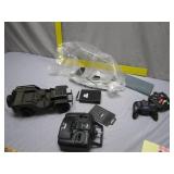 RC Vehicle and Controller Lot With Accessories