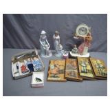 Eclectic Collection of Figurines and Decor