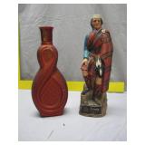 2 Decorative Scottish Liquor Bottles