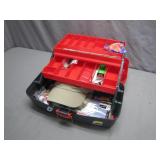 Tackle Box Filled With Gear and Cabela