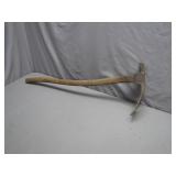Hand-Forged Adze with Wooden Handle