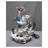 De Capoli Mermaid and Dolphins Fountain