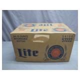Miller Lite Cardboard Bottle Case