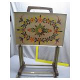 Floral Design TV Dinner Tray Tables