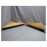 Wooden Corner Wall Shelves