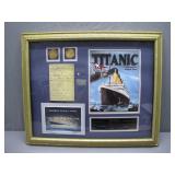 Framed Titanic Commemorative Display