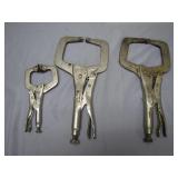 3 Vise-Grip Locking Pliers