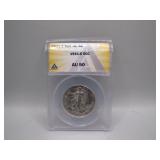 ANACS Graded AU-50 1941-S Walking Liberty Half...