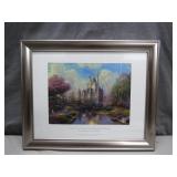 Framed Disney Castle Artwork by Kinkade