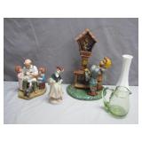 Collection of Figurines and Glassware