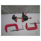 3 Husky and Quick-Grip Clamps