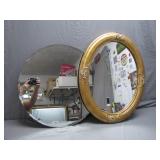 Vintage Round and Oval Mirrors